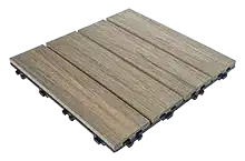 Maple decking tiles